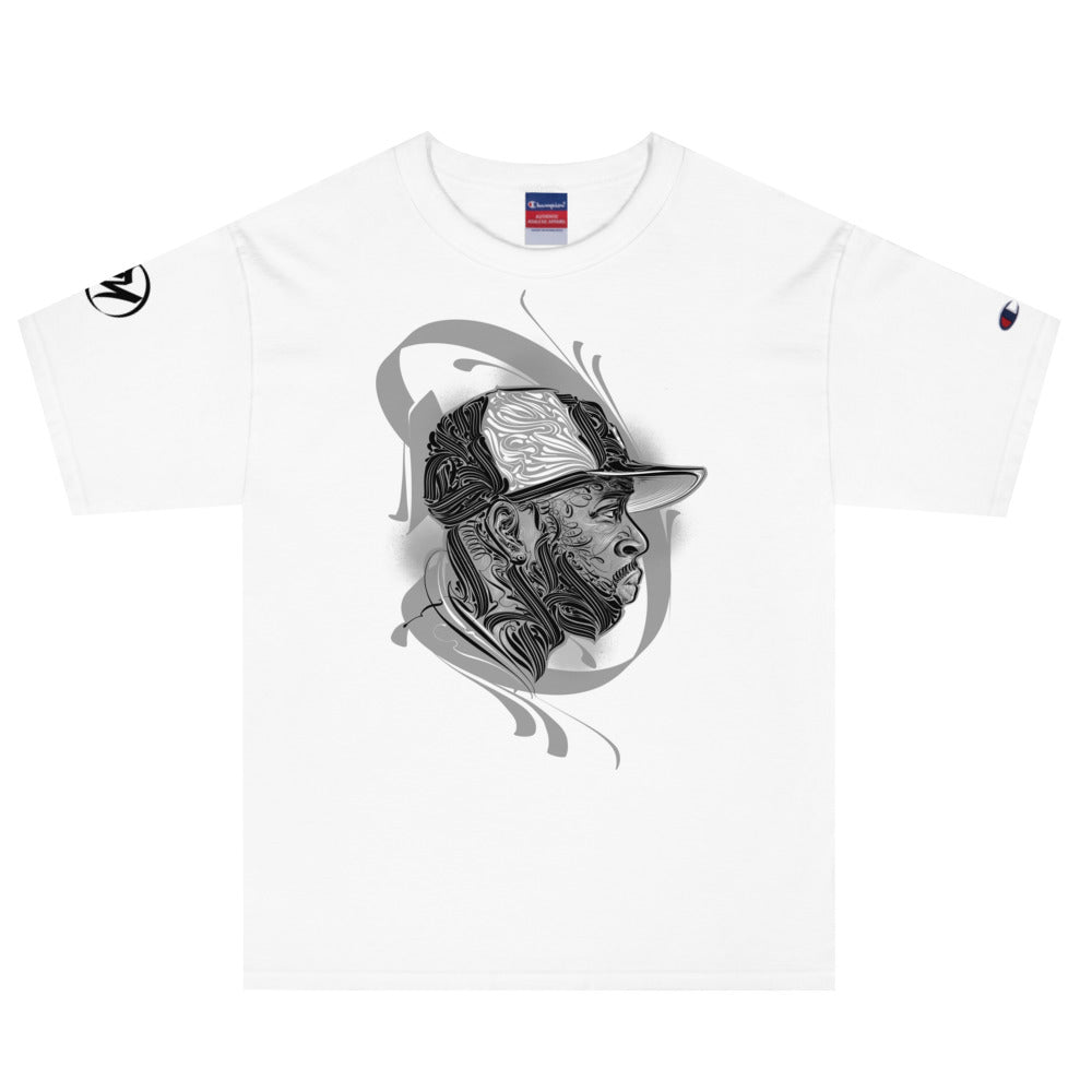 "J Dilla" - MEDĒIO - Men's Champion T-Shirt (White)