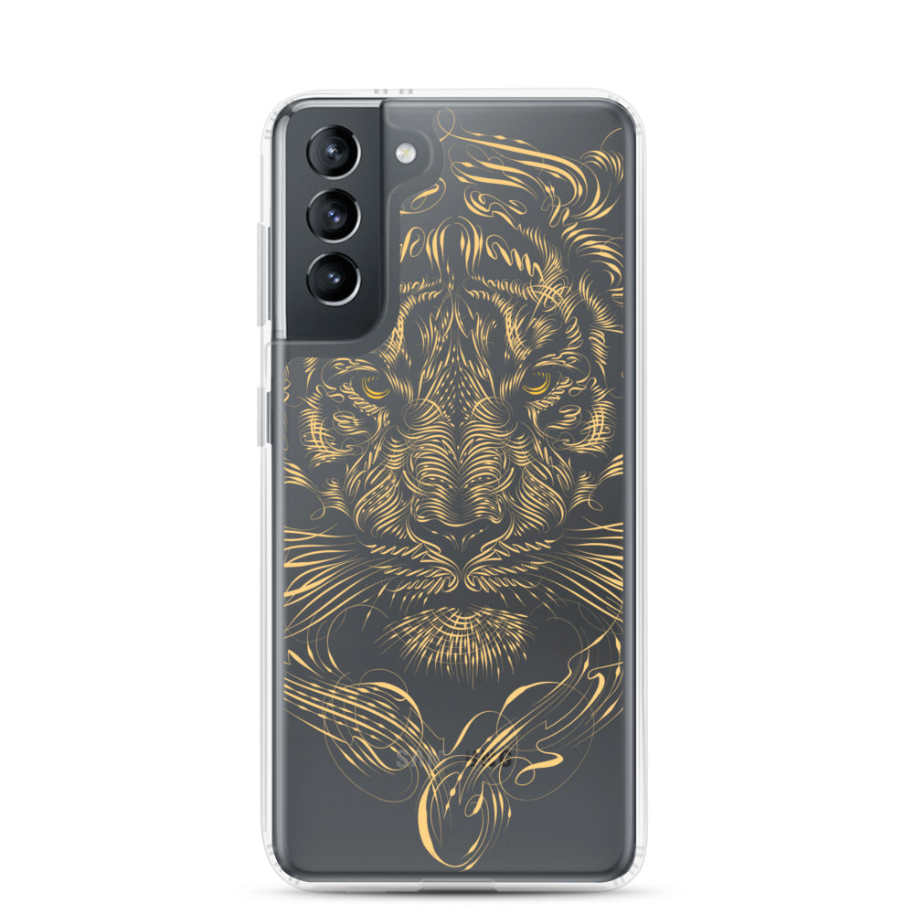 "VALOR" - MEDĒIO - Samsung Case (Black/Cream)