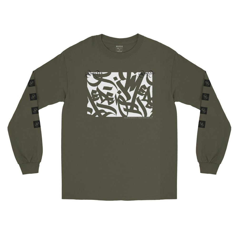 MEDĒIO - Men’s Long Sleeve Shirt (Olive)