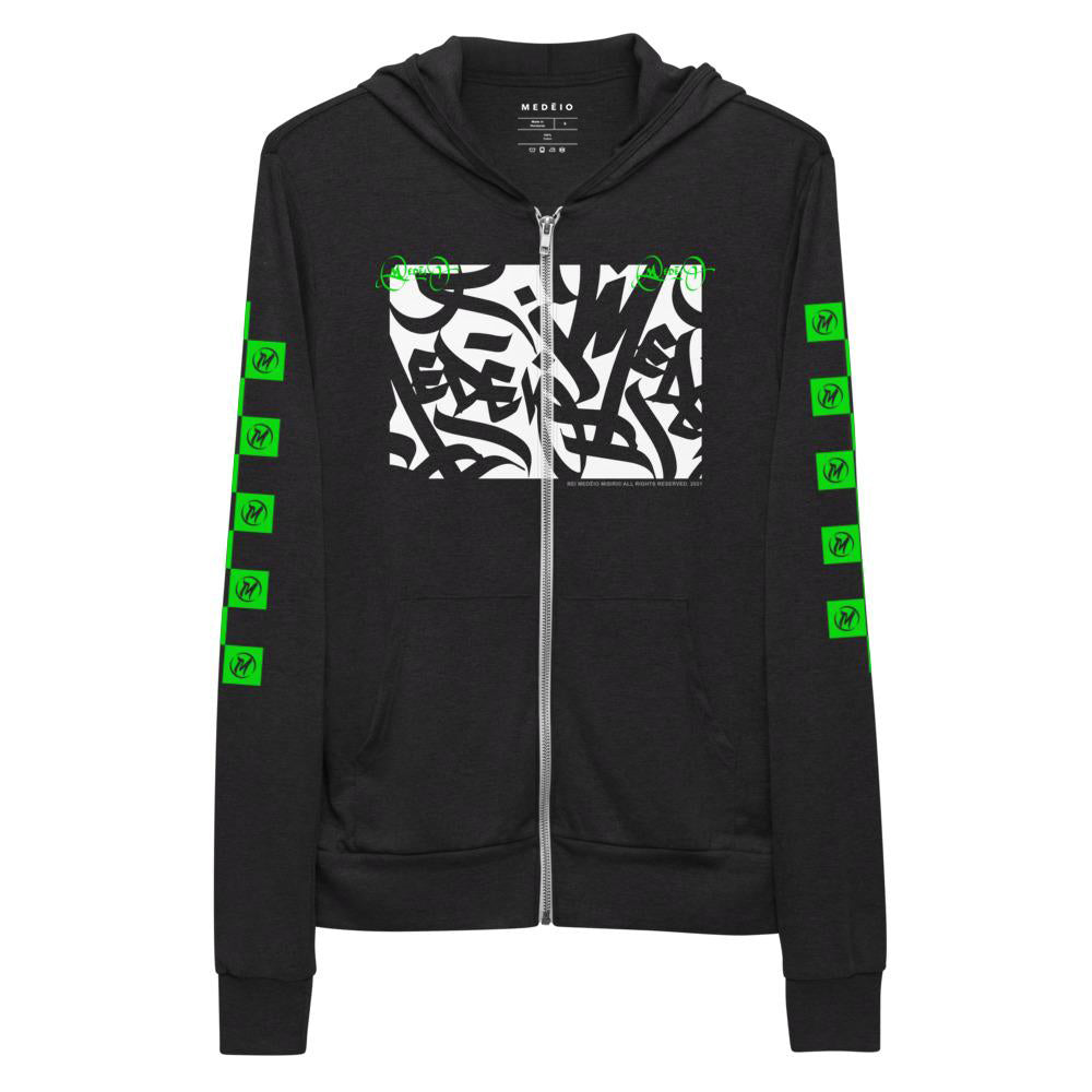 MEDĒIO - Zip-Up Hoodie (Charcoal Grey)