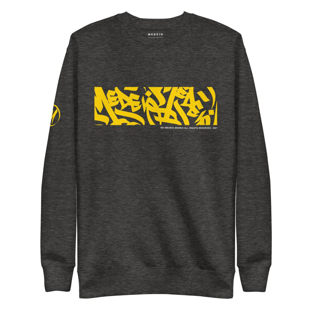 MEDĒIO - Bar Logo - Crewneck (Charcoal)