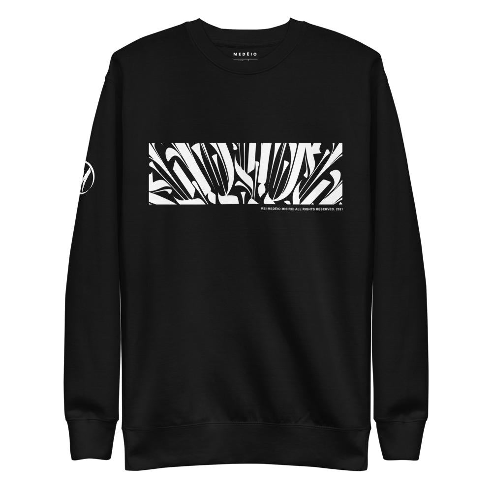 MEDĒIO - Bar Logo - Crewneck (Black)