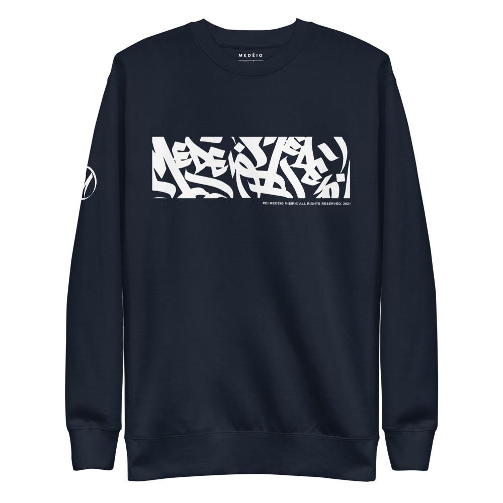 MEDĒIO - Bar Logo - Crewneck (Navy)