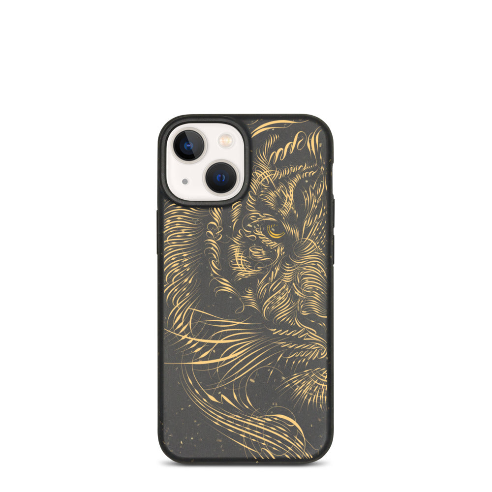 "VALOR" - MEDĒIO -Biodegradable IPhone case (Black/Cream)