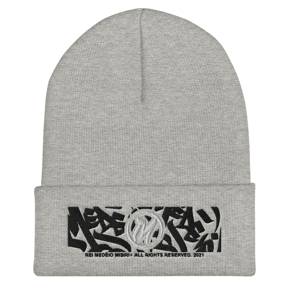 MEDĒIO - Bar Logo - Cuffed Beanie (Grey)