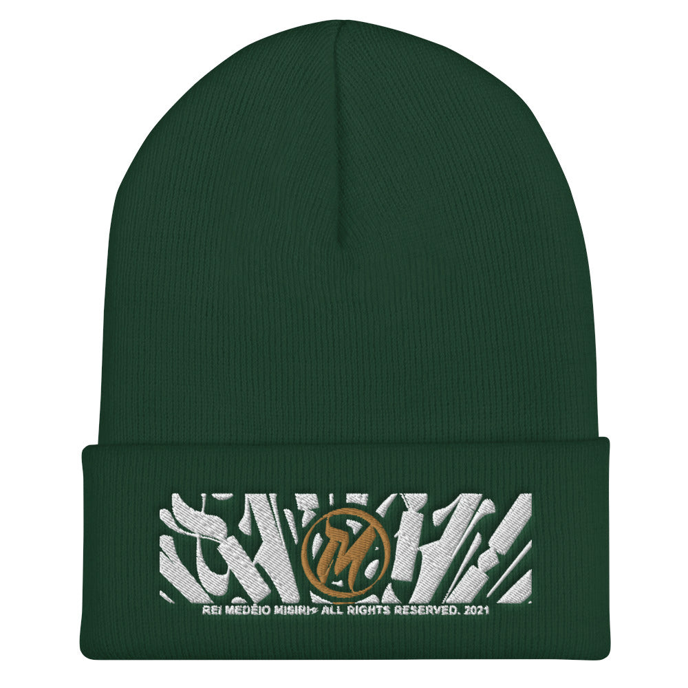MEDĒIO - Bar Logo - Cuffed Beanie (Green)
