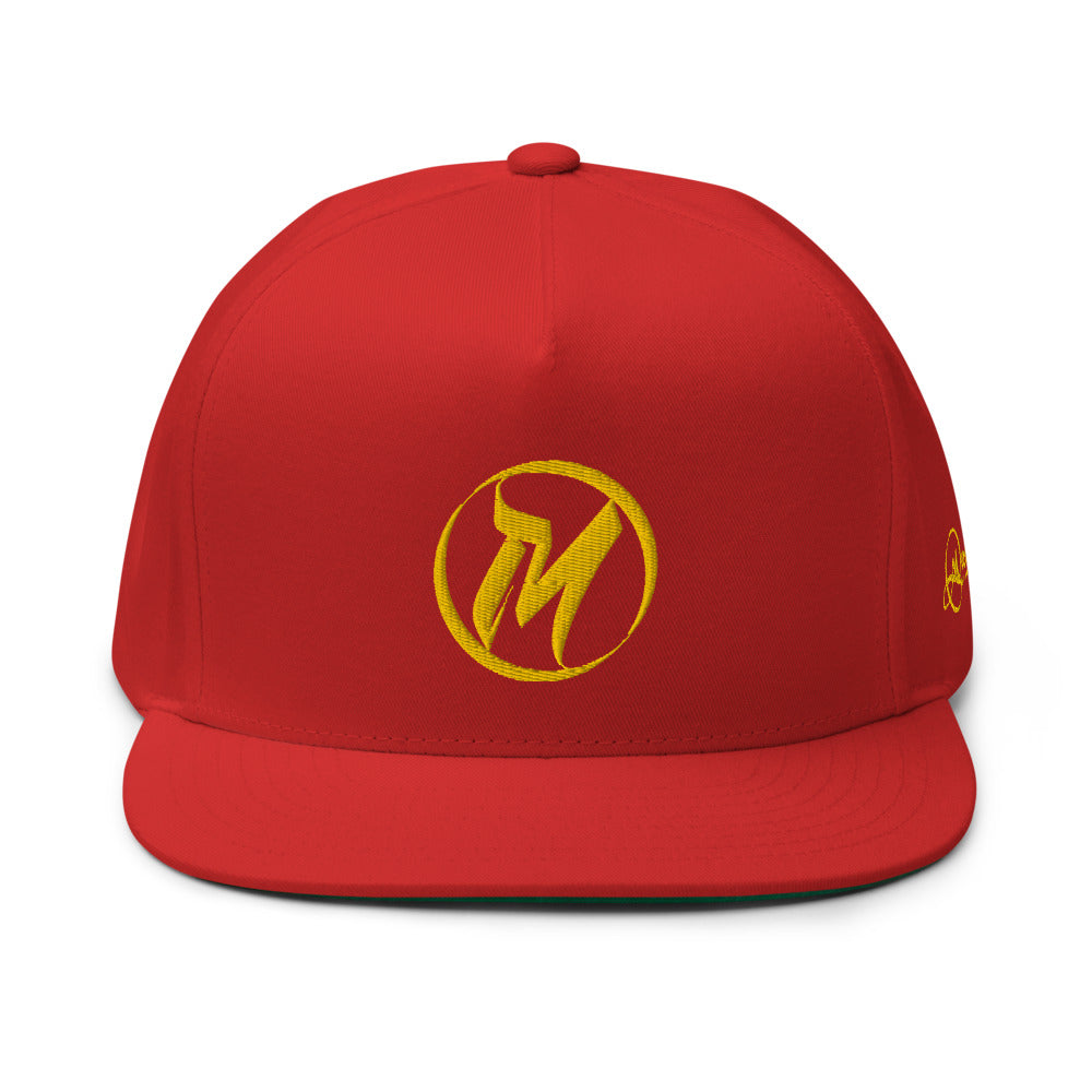 MEDĒIO - Flat Bill Cap (Red)