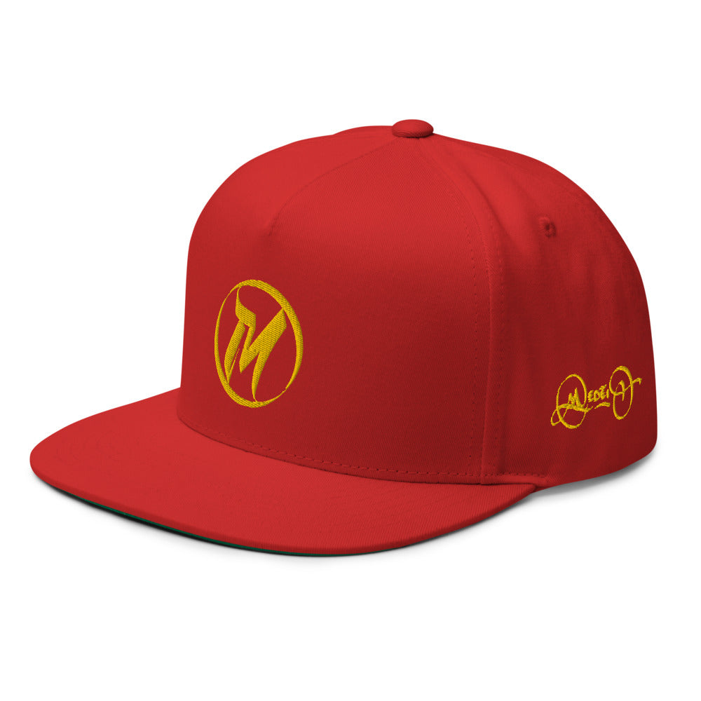 MEDĒIO - Flat Bill Cap (Red)