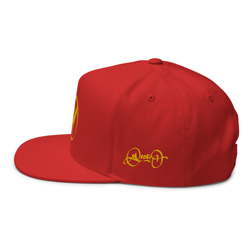 MEDĒIO - Flat Bill Cap (Red)