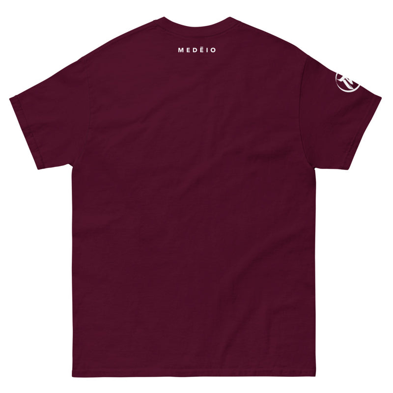 MEDĒIO - Bar Logo - T-Shirt (Burgendy)