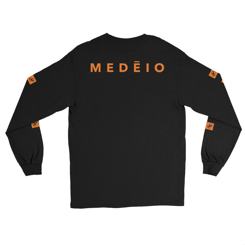 MEDĒIO - Men’s Long Sleeve Shirt (Black)