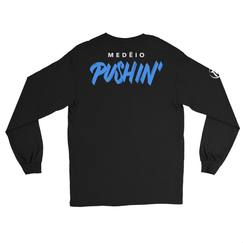 MEDĒIO - Pushing P - Men’s Long Sleeve Shirt (Black)
