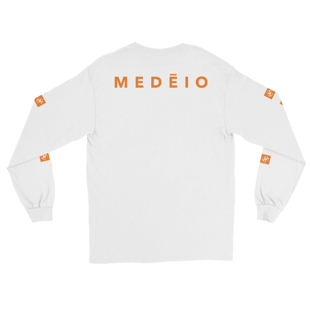 MEDĒIO - Men’s Long Sleeve Shirt (White)