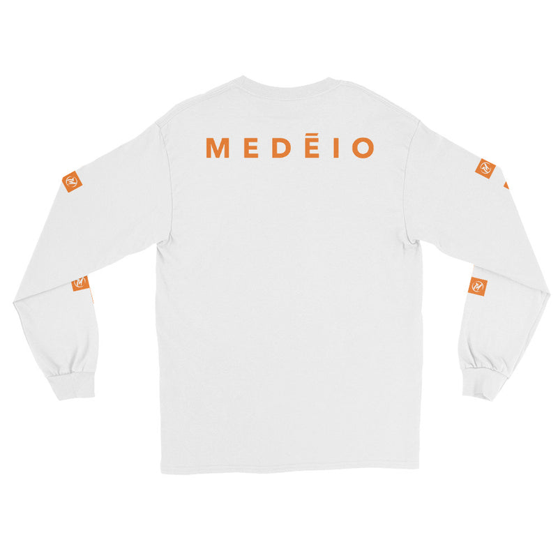 MEDĒIO - Men’s Long Sleeve Shirt (White)