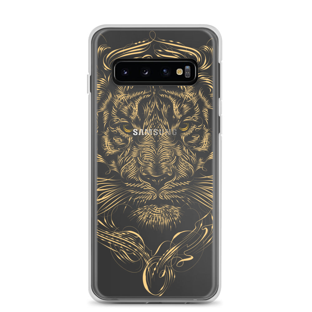 "VALOR" - MEDĒIO - Samsung Case (Black/Cream)