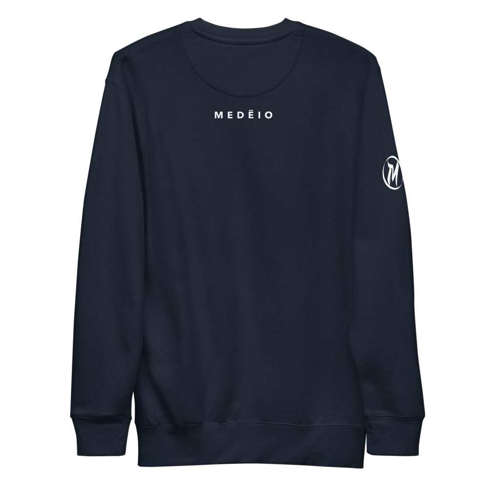 MEDĒIO - Bar Logo - Crewneck (Navy)