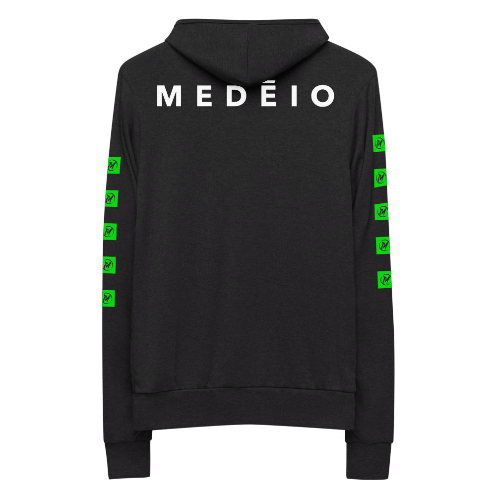 MEDĒIO - Zip-Up Hoodie (Charcoal Grey)