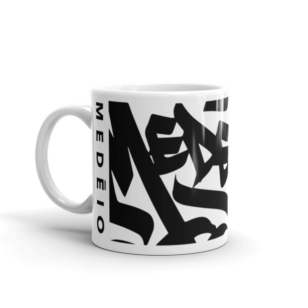 BAR LOGO 1 - MEDĒIO - MUG WHITE GLOSSY