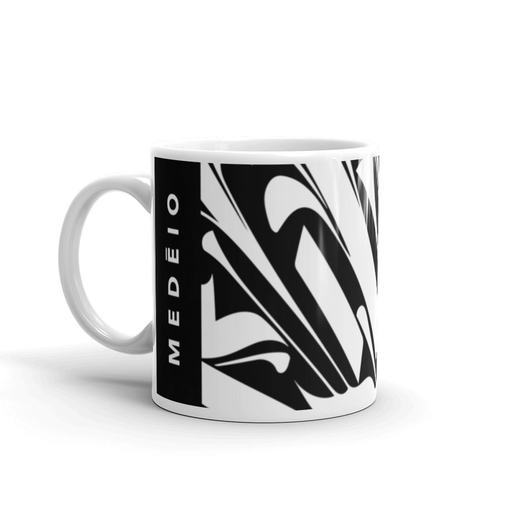 BAR LOGO 2 - MEDĒIO - MUG WHITE GLOSSY